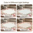 thumbnail image 7 of ODIKA 8'x10' Washable Area Rug Durable, Non-Slip Pink Bedside Vintage Gingham Border Tug Throw Dorm Rig Shack for Living Room, Under Sectional, Family, 7 of 7