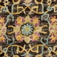 thumbnail image 6 of SAFAVIEH Blossom Gavril Floral Wool Fringed Runner Rug, Charcoal/Multi, 2'3" x 8', 6 of 6