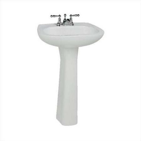 St Thomas 5203 082 01 Marathon 24 In Grande Pedestal Sink Basin With 8 In Faucet Center In White