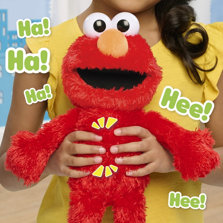 Sesame Street Tickle Me Elmo 13.5-inch Plush Doll, Laughs, Wiggles, and Giggles, Red Sesame Street Tickle Me Elmo 13.5-inch Plush Doll, Laughs, Wiggles, and Giggles, Red