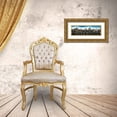 thumbnail image 3 of Atelier B Art Studio 18x9 Gold Ornate Wood Framed with Double Matting Museum Art Print Titled - Colorful Buildings, 3 of 4
