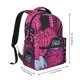 thumbnail image 2 of Disketp ink Donkey Pop Art Mochila Estampada para Hombre y Mujer – Mochila Ligera Clásica con Múltiples Bolsillos para Universidad, Trabajo y Viajes-One Size, 2 of 5