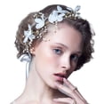 thumbnail image 2 of EIMELI Perle Perle Fleur Coiffure de Mariée Mariage Accessoires pour Cheveux Faits à la Main, 2 of 4