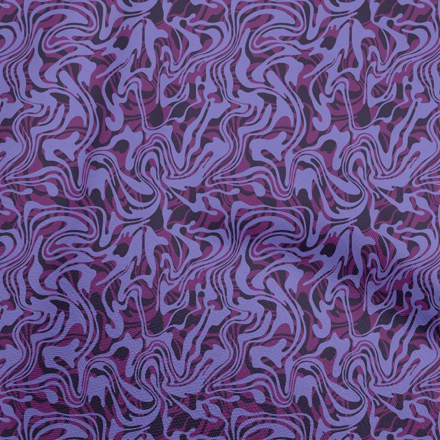 oneOone Cotton Silk Purple Fabric Abstract Craft Projects Decor Fabric Printed By The Yard 42 Inch Wide