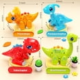 thumbnail image 3 of Marstone Toddler Dinosaur Toys for 1 Year Old Boy Gifts: Educational Light Up Sound Building Baby Musical Toys 12-18 Months, Mix and Match Learning Birthday Gift for Kids 1 2 3 Year Old, 3 of 6