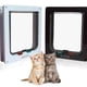 thumbnail image 2 of Puerta inteligente para mascotas, cerradura de seguridad de 4 vías, puerta con solapa de plástico ABS para perros y gatos, interruptor controlable, puertas de dirección, suministros para mascotas pequ, 2 of 5