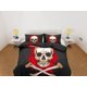 thumbnail image 2 of Flaming Skull Negro Funda Nórdica Juego Colcha, Dormitorio Ropa de cama con funda de almohada, 2 of 4