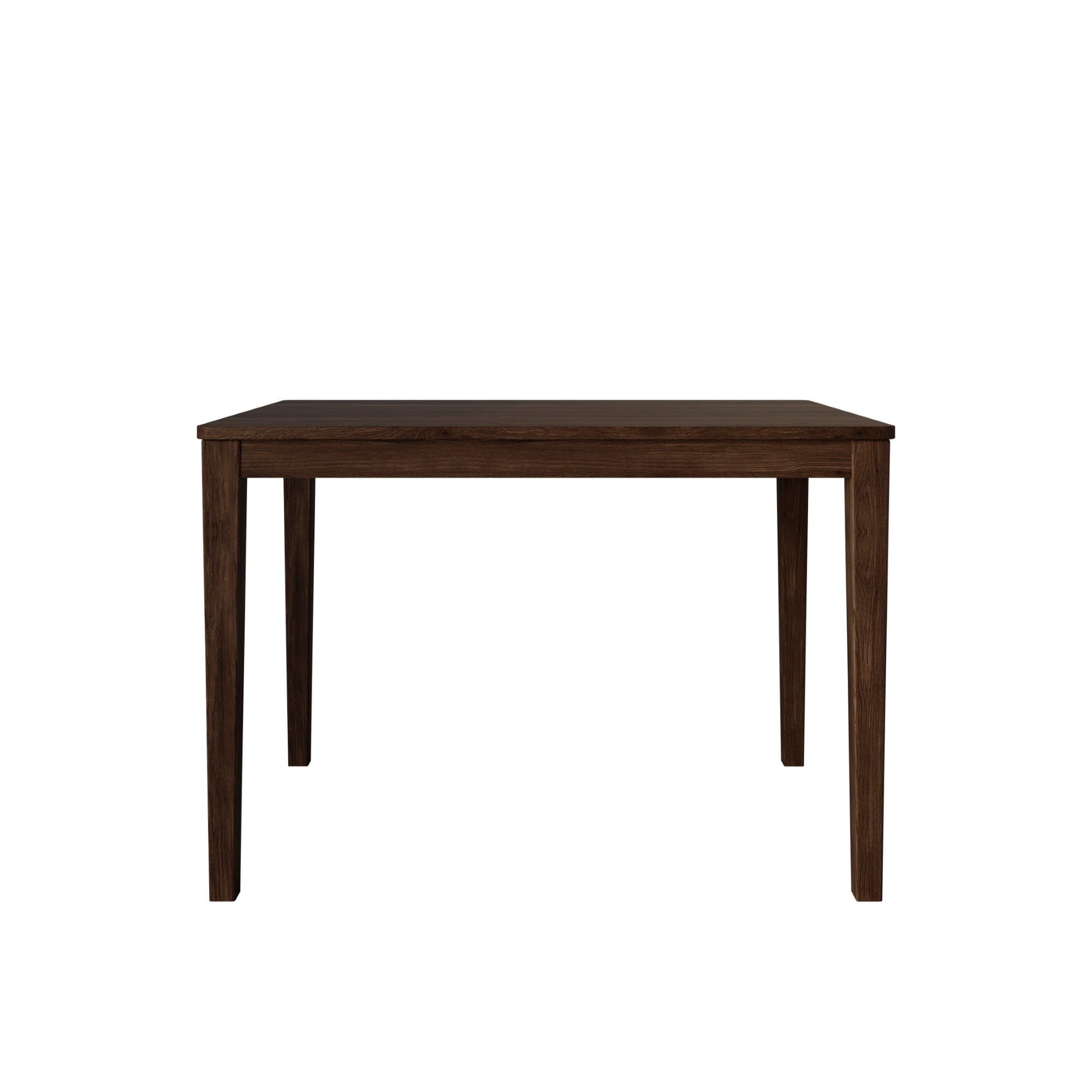 Home Design Lamar 5-Piece Dining Set, Brown/Gray, Rectangular Dining Table with X-Back Cushioned Chairs, Modern Design