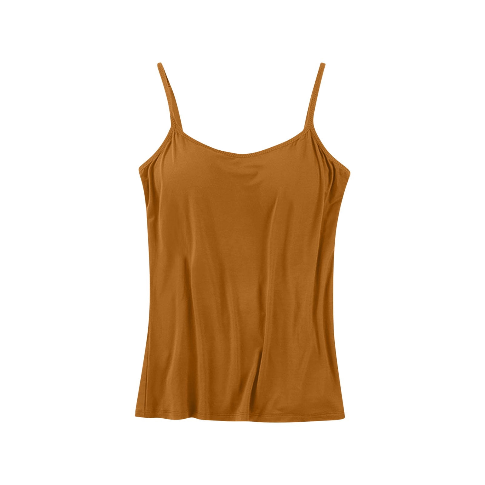 JGGSPWM Camisole Top for Women with Built in Bra Adjustable Strap