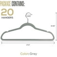 thumbnail image 2 of Velvet Hangers Clothes Heavy Duty Non Slip Hangers (30 & 50 Pack), 2 of 11