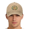 thumbnail image 2 of Lispipm Baseball Caps for Women Men Casual Iranian Patriotic Hats Outdoor Travel Sun Caps Unisex Adjustable Trucker Hat Brown, 2 of 6