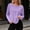 Purple women soft cotton long sleeve tshirt a1, variant on SSZMDLB Women Soft Cotton Long Sleeve T-Shirts Round Neck Solid Casual Basic Travel Workout Lounge Daily Wear Winter Tops, Dark Blue 2XL