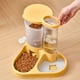 thumbnail image 5 of Dispensador de agua y comida para perros y gatos Greeniant 2 en 1 rosa, 5 of 6