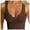 Brown, variant on Lixiuxyad Tank Tops Women Women's Round Neck Sexy Slim Top Fashion With Bottom Sweater Knit Vest(Gray S)