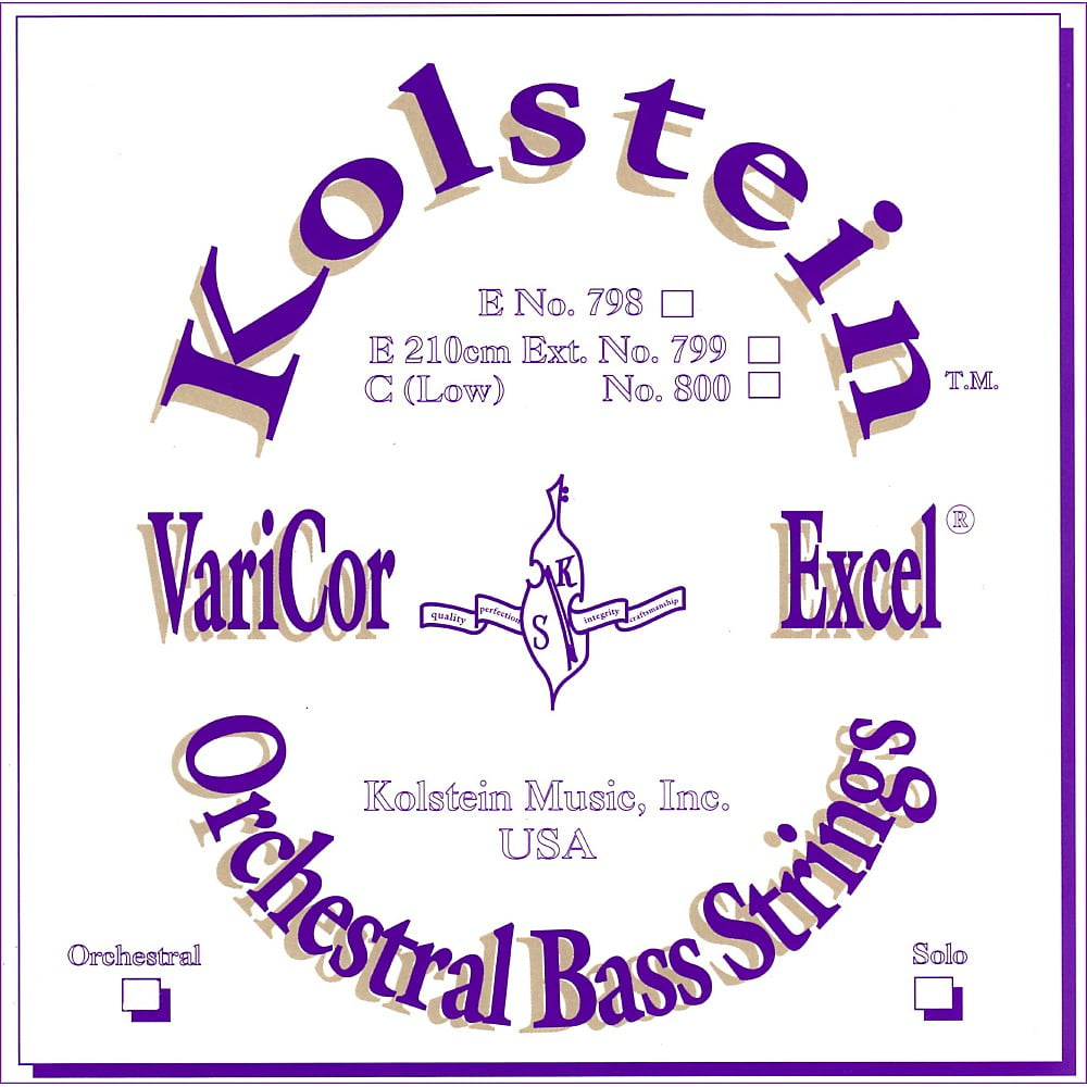 Kolstein VariCor Excel Orchestral Bass Strings VC-1 Set 