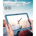 thumbnail image 4 of MoKo Case Compatibility with Galaxy Tab A11+ Plus/A9+ 11-Inch 2026/2024, Shockproof Full Body Rugged Stand Back Cover with Built-in Screen Protector for Galaxy Tab A11+/A9 Plus Tablet,Turquoise, 4 of 7