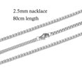 thumbnail image 1 of Collier en Métal simple Mode Non-mainstream Adapté pour Garçons et Filles, 1 of 4