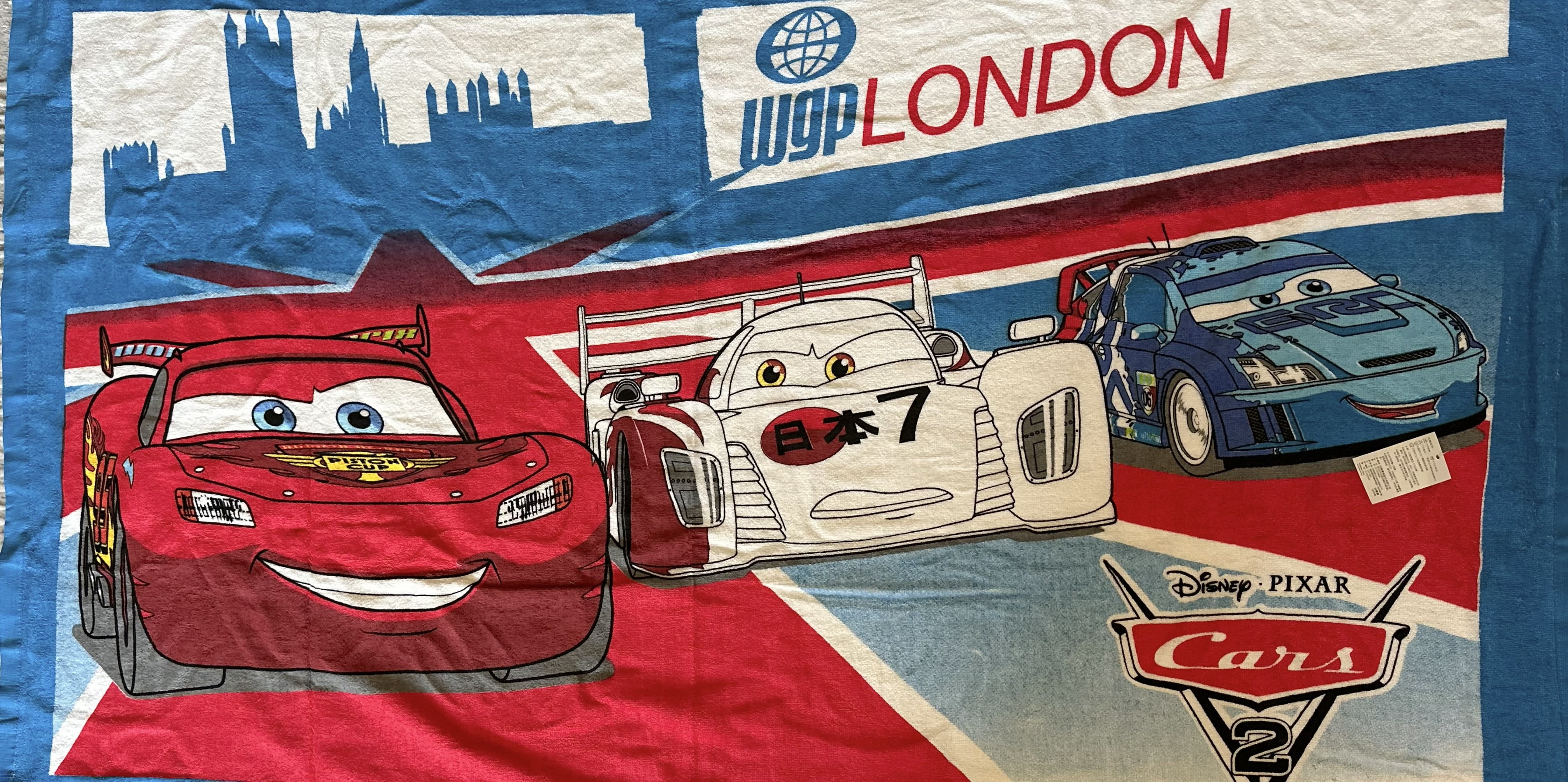 Disney Pixer Cars Towel Mcqueen And Friends Bath Beach Towel 30x60in