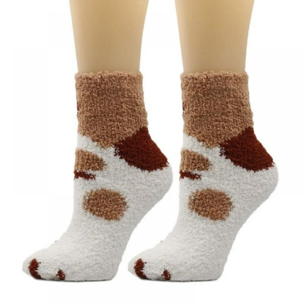 Women Warm Super Soft Plush Slipper Sock Winter Fluffy Microfiber Crew  Socks Casual Home Sleeping Fuzzy Cozy Sock - Walmart.com