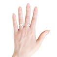 thumbnail image 4 of ANGARA 8mm Freshwater Cultured Pearl Solitaire Ring in Sterling Silver for Women, Girls Ring Size-7.5 (Stone Grade: AAA-Best) June Birthstone Jewelry Gift for Her Birthday, Wedding, Engagement, 4 of 11