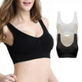 thumbnail image 2 of Women's Fitness Yoga Sports Bra Running Gym Shockproof Underwear Seamless Fitness Top Bra Sleep Bra Without Chest Pad, 2 of 6