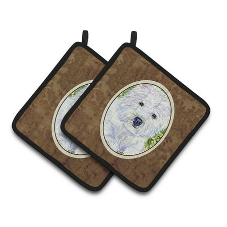 

Caroline s Treasures SS8835PTHD Westie Pair of Pot Holders 7.5HX7.5W multicolor