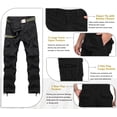 thumbnail image 3 of TRGPSG Men's Cotton Cargo Pants with Multi Pockets Outdoor Work Pants 32x31, 3 of 5