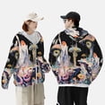 thumbnail image 4 of Lsque Cute Mushroom Landscape UPF 50+ Lightweight Sun Protection Men's Women's Long Sleeve Shirt, Hoodie Performance -3X-Large, 4 of 9