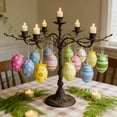 thumbnail image 4 of cpengpj Multicolor Plastic Easter Eggs Set, 12 Pcs Reusable Hanging Decorations for Indoor Outdoor Easter Decor, 4 of 8