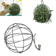 Feed Dispense Exercise Hanging Hay Ball Guinea Pig Hamster Rabbit Pet Toy