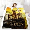 thumbnail image 5 of Mufasa: The Lion King Throw Blanket for Kids and Adults Soft and Cozy Blankets Gifts 40x50 Inch, 5 of 7