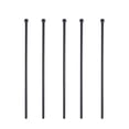 thumbnail image 2 of KAKOWELY Coffee Stirrer Sticks Cylindrical Acrylic 50Pcs Black, 2 of 9