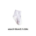 thumbnail image 2 of 6 Pieces Kids Stockings Socks with Nice Elasticity Comfortable Wearing Simple Style Good Craftsmanship Hose Keep Crawing medium white 8-10, 2 of 6