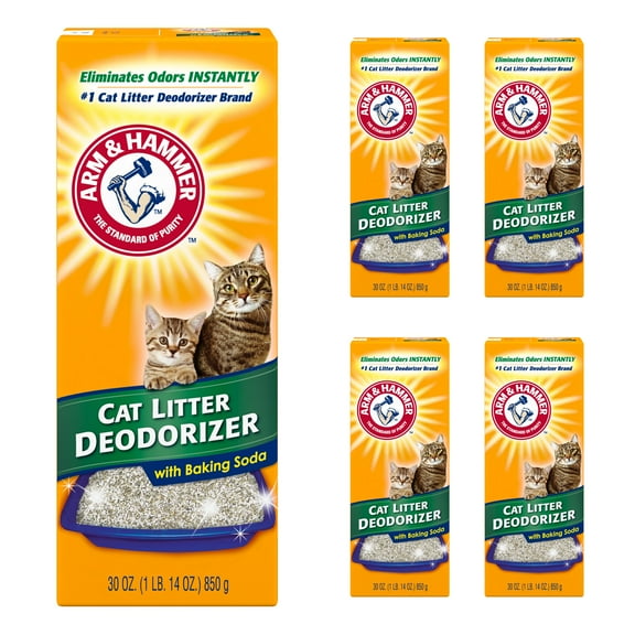 Pack of 5 ARM & Hammer Cat Litter Deodorizer, 30-oz
