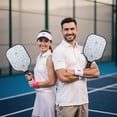 thumbnail image 6 of Pickleball Paddles Set,Pioneer Flower Floral Print Pattern Fiberglass Surface Pickleball Racket Set with 2 Indoor Outdoor Pickleball Balls and Pickleball Bag,Pickle-ball Equipment, 6 of 6