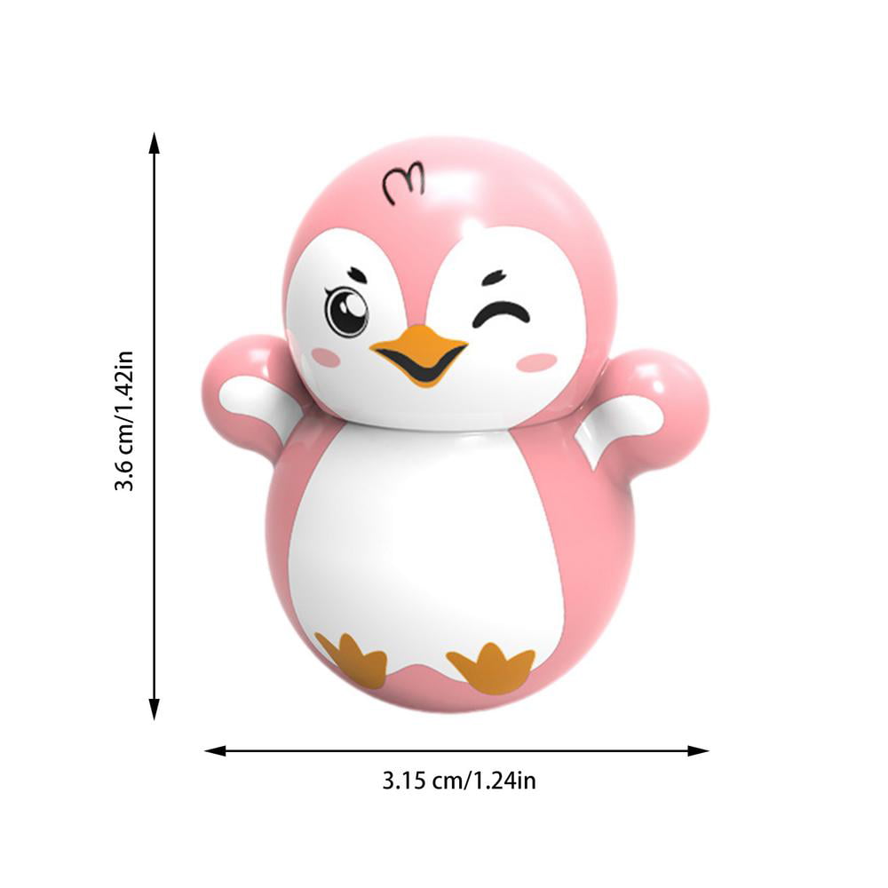 Careslong 10Pcs Wobble Penguin Toy Montessori Plastic ABS Doll Decoration  Lovely and Honest Modelling Cute Animals Swinging and Moving. noble -  