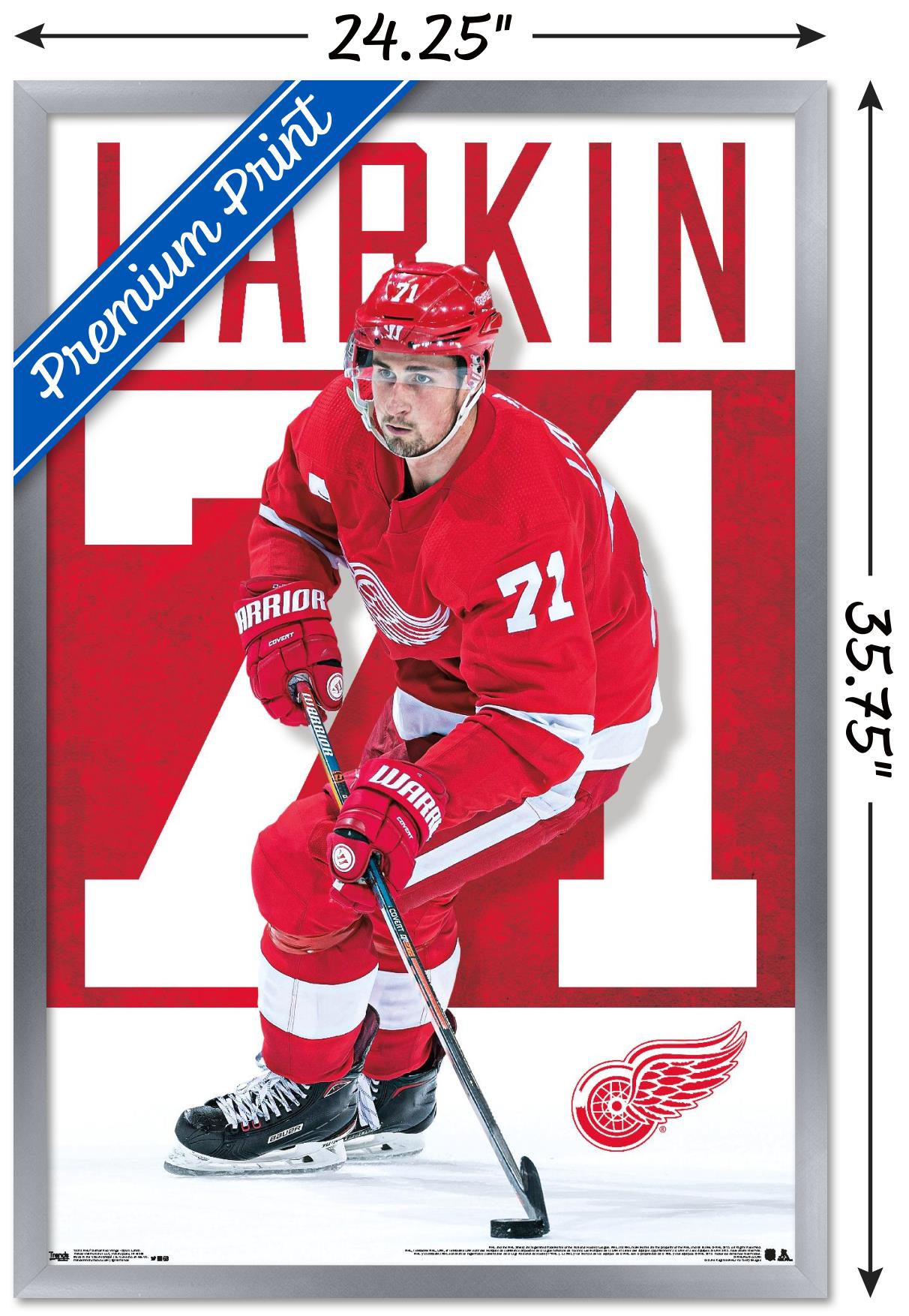 NHL Detroit Red Wings - Dylan Larkin Wall Poster, 22.375" x 34" Framed
