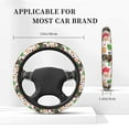 thumbnail image 5 of Haiem Christmas Gingerbread Cookies Print Steering Wheel Cover 15 Inches for Women Men, Neoprene Anti-Slip Steering Wheel Grip Wrap Car Accessories Protective Case Cover for Vehicle Truck SUV, 5 of 8