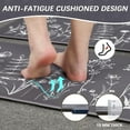 thumbnail image 4 of Farmhouse Kitchen Mat Set Anti Fatigue 2 Piece, Non-Skid Waterproof Kitchen Mats and Rugs Cushioned, Washable Kitchen Rug Flowers Floor Comfort Mats for Kitchen Home, 17 x 47 and 17 x 30 Inches, 4 of 6