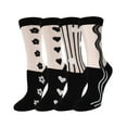 thumbnail image 1 of 4 pares de calcetines de encaje, calcetines tobilleros transparentes, calcetines de malla de moda para mujer, calcetines de cristal ultrafinos para niñas y mujeres, 1 of 5