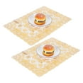 thumbnail image 3 of Placemats, Coaster Reliable Durable Non- Safe  for Hotel for Kitchen for Housewarming for Wedding Style 1,Style 2,Style 3,Style 4, 3 of 8