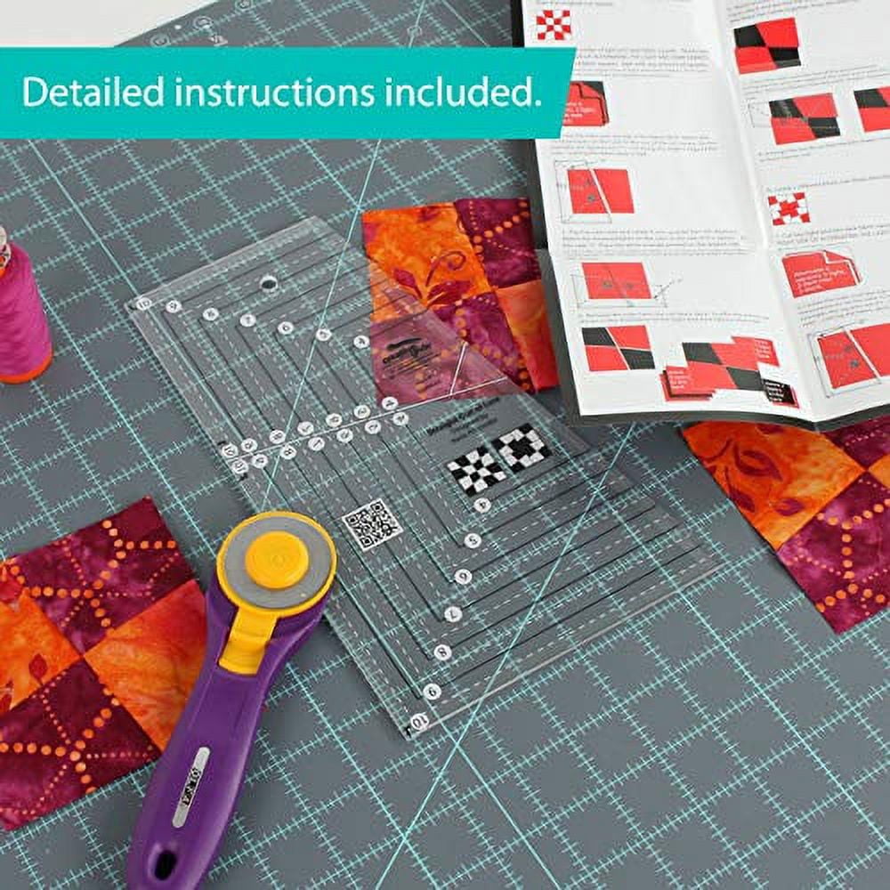 Creative Grids Quilt Ruler Straight Out Of Line 6in x 10in