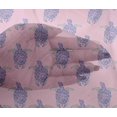 thumbnail image 4 of oneOone Viscose Chiffon Fabric Turtle Block Printed Fabric 1 Yard 42 Inch Wide, 4 of 4