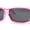 Pink / Black, variant on Polarized 58mm Womens Rhinestone Trim Slim Fit Over Sunglasses Blue Black