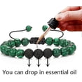 thumbnail image 2 of Pulsera De Cuentas Para Heilwiy Hombres Mujeres Lava Rock Stone Ansiedad Aceite Esencial Volcánico Regalo Ajustable, 2 of 5