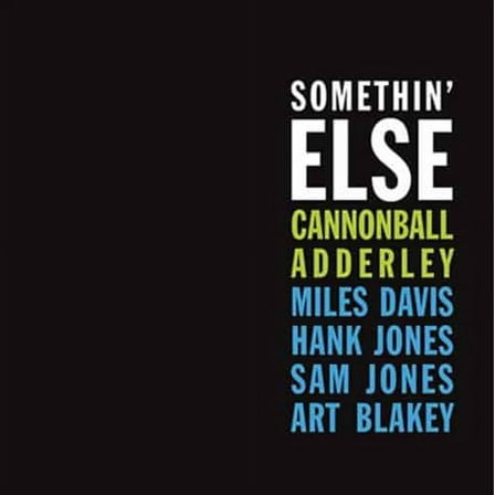 Cannonball Adderley - Somethin' Else (Limited Edition, 180 Gram, Blue Vinyl) (LP)