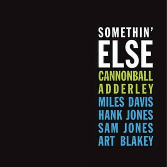 Cannonball Adderley - Somethin' Else (Limited Edition, 180 Gram, Blue Vinyl) (LP)