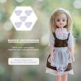 thumbnail image 3 of FESTFENDS 5pcs Mini Doll Panties For Dolls Elastic Decorative Underwear With Lace Edge And Imaginative Play, 3 of 7