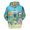thumbnail image 3 of The Octonauts Unisex Sweatshirts Loose Pullover Sweater Hooded Hoodie 3D Printing Jacket Winter Fall Clothes M, 3 of 7