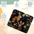 thumbnail image 3 of FeBohao Funny Mouse Pad Mat for Laptop Jiaji Cloth Rubber Base Washable Cute Soft Custom Thin Pretty Office Accessory Men Supply Colorful Vintage Haves Kids Work Rabbits, 3 of 6